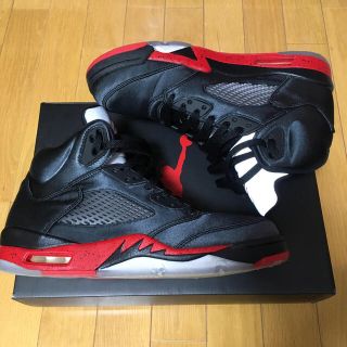 ナイキ(NIKE)のjordan5 bred 27.5センチ(スニーカー)