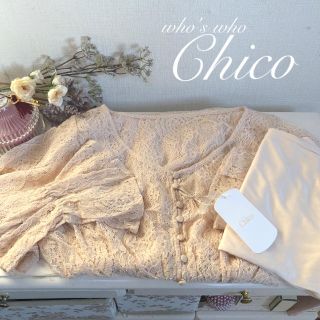 フーズフーチコ(who's who Chico)の僅か⚠️新品♡¥8532【chico】レースティアードロングワンピース(ロングワンピース/マキシワンピース)