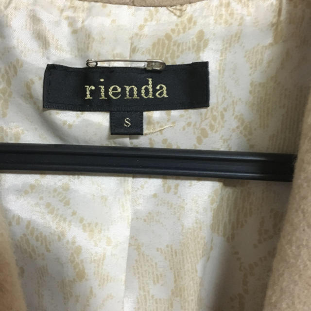 rienda(リエンダ)の期間限定値下げクリーニング済み！ レディースのジャケット/アウター(チェスターコート)の商品写真