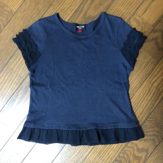 コムサイズム(COMME CA ISM)の【値下げ】コムサイズム　カットソー　トップス　紺(Tシャツ/カットソー)