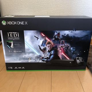 マイクロソフト(Microsoft)のXBOX ONE X(STARWARS DXエディション)(家庭用ゲーム機本体)