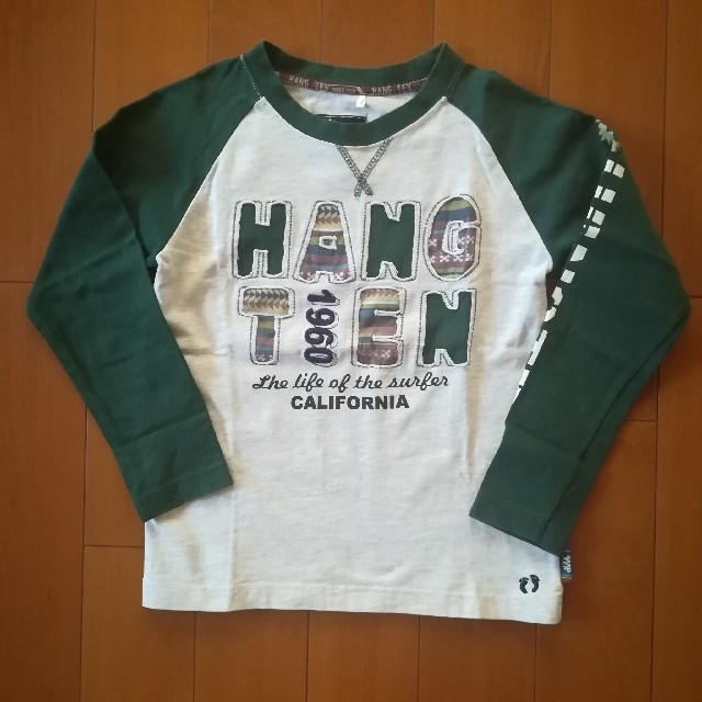 HANG TEN(ハンテン)のHANG TEN☆キッズ長袖Ｔシャツ 140㎝《ラグラン袖》 キッズ/ベビー/マタニティのキッズ服男の子用(90cm~)(Tシャツ/カットソー)の商品写真