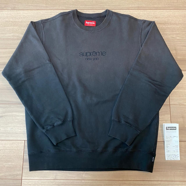 Supreme(シュプリーム)のSupreme dipped Crewneck Black Mサイズ メンズのトップス(スウェット)の商品写真