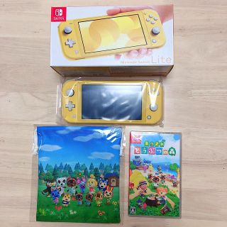 ニンテンドースイッチ(Nintendo Switch)の【新品】switch本体　あつまれどうぶつの森セット(携帯用ゲームソフト)