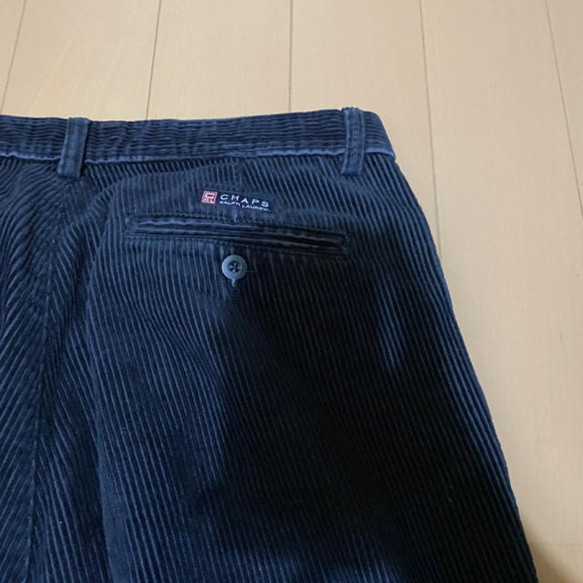 CHAPS(チャップス)のsold out チャップス　ラルフローレン　太畝　コーデュロイ パンツ　黒紺 メンズのパンツ(チノパン)の商品写真