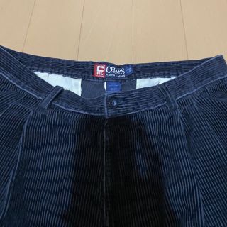 チャップス(CHAPS)のsold out チャップス　ラルフローレン　太畝　コーデュロイ パンツ　黒紺(チノパン)