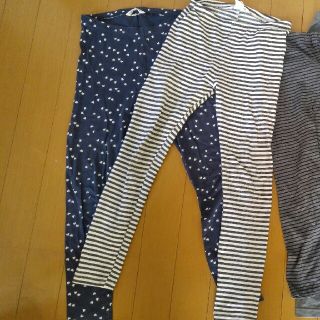 ユニクロ(UNIQLO)の女の子レギンス３枚セット(パンツ/スパッツ)