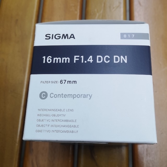 レンズ(単焦点)新品 シグマ SIGMA  16mm C F1.4 DC DN ソニーEマウント