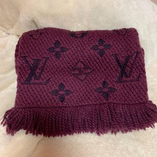 ヴィトン(LOUIS VUITTON) マフラー/ショール(レディース)(パープル ...