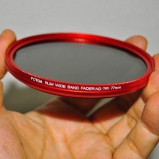 77mm クールなレッド　FOTGA 可変NDフィルター 新品(フィルター)