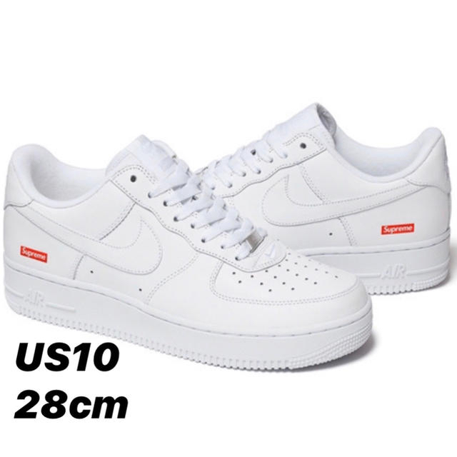 CU9225-100カラー20SS Supreme x Nike Air Force 1 ‘07 28cm