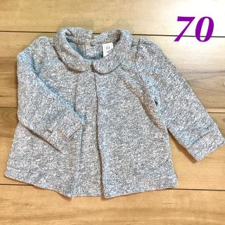 ベビーギャップ(babyGAP)のGAPベビー 丸襟付き長袖ニット 70(ニット/セーター)