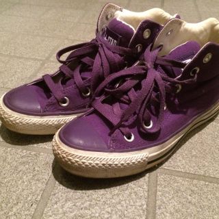 コンバース(CONVERSE)のコンバース ハイカット スニーカー 紫(スニーカー)