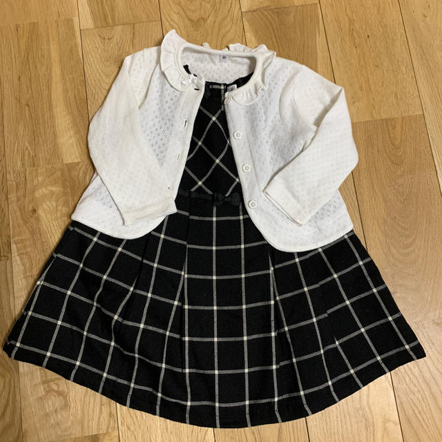 フォーマル　２点セット　女の子　90 キッズ/ベビー/マタニティのキッズ服女の子用(90cm~)(ワンピース)の商品写真