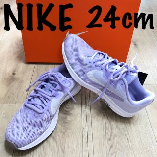 ナイキ(NIKE)の24 NIKEダウンシフター ナイキダウンシフター9 紫　ナイキダウンシフター(スニーカー)