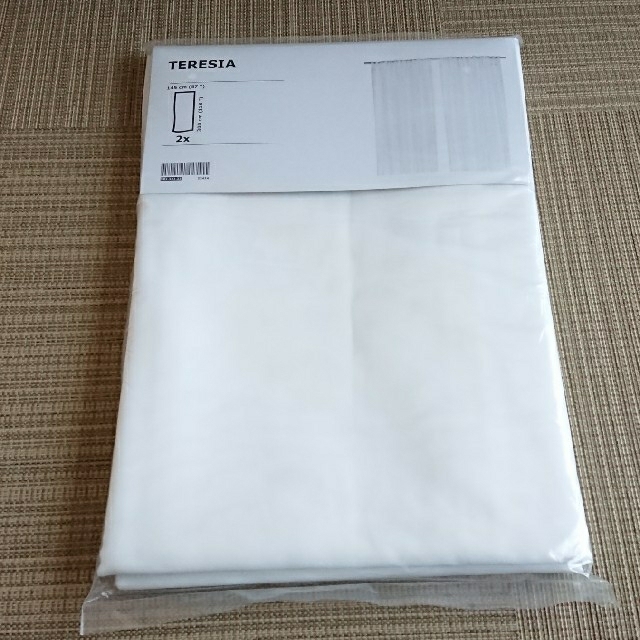 IKEA(イケア)のIKEAレースカーテン 新品未使用 丈3m 他用途にも インテリア/住まい/日用品のカーテン/ブラインド(レースカーテン)の商品写真