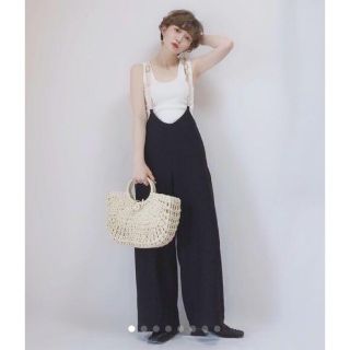 アメリヴィンテージ(Ameri VINTAGE)のAmeri VINTAGE 本革サスベンダーサロペット 新品(サロペット/オーバーオール)