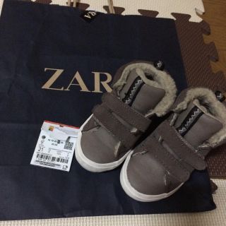 ザラキッズ(ZARA KIDS)の試着ZARA babyシューズ13.5(スニーカー)