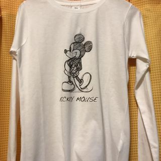 ディズニー(Disney)のミッキープリントロンT 新品未使用(Tシャツ(長袖/七分))