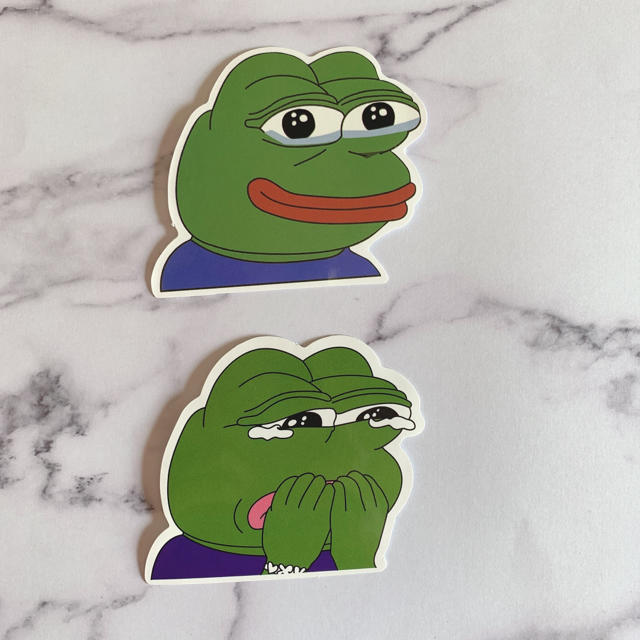 新品 Pepe The Frog カエルのペペ ステッカー5枚セット の通販 By Lisa S Shop ラクマ