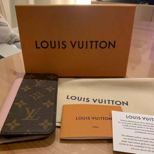 LOUIS VUITTON - ルイ・ヴィトン iPhoneXケース ピンクの通販