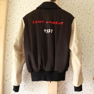 サンローラン(Saint Laurent)の定価50万 新品未使用 試着のみ サンローランパリ テーラリング ボンバー (フライトジャケット)