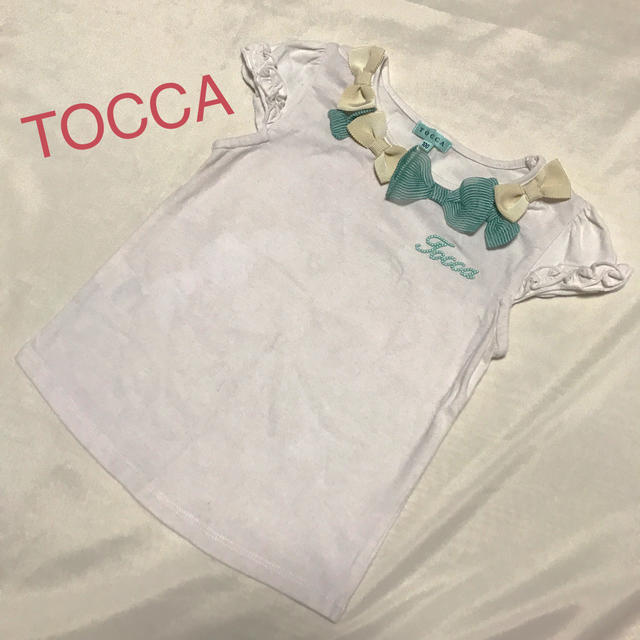 TOCCA(トッカ)のTOCCA トッカ リボン カットソー キッズ/ベビー/マタニティのキッズ服女の子用(90cm~)(Tシャツ/カットソー)の商品写真