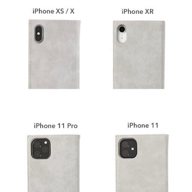 iPhone(アイフォーン)のスエード調 カバー 手帳型 iphone11pro/11/XS/X/XR スマホ/家電/カメラのスマホアクセサリー(iPhoneケース)の商品写真