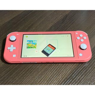 ニンテンドースイッチ(Nintendo Switch)のSwitch Lite と どうぶつの森(携帯用ゲーム機本体)