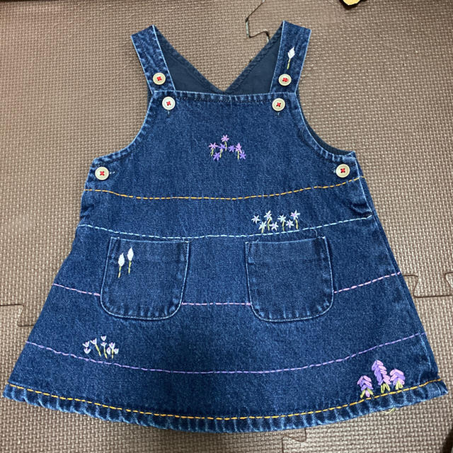 babyGAP(ベビーギャップ)のbaby gap デニムワンピース キッズ/ベビー/マタニティのベビー服(~85cm)(ワンピース)の商品写真