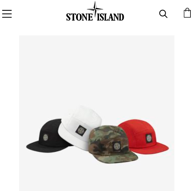 supreme、stone island キャップ