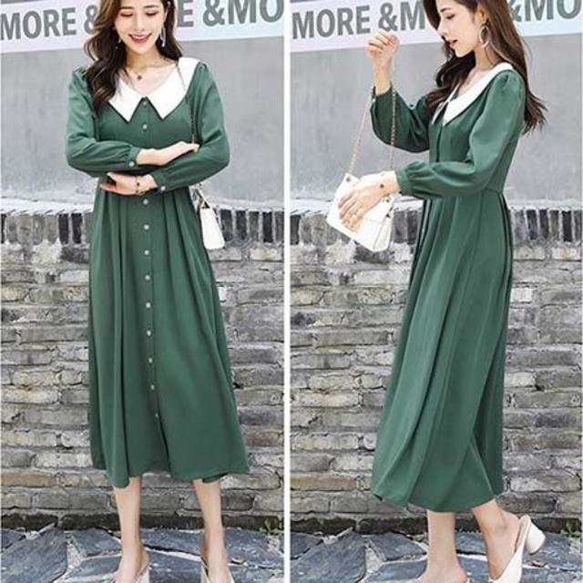 ロングワンピース シャツワンピース ロングシャツ 長袖 Vネック 白襟 Lの通販 By Morin S Shop ラクマ ロングワンピース シャツワンピース ロングシャツ 長袖 Vネック 白襟 Lの通販 By Morin S Shop ラクマ