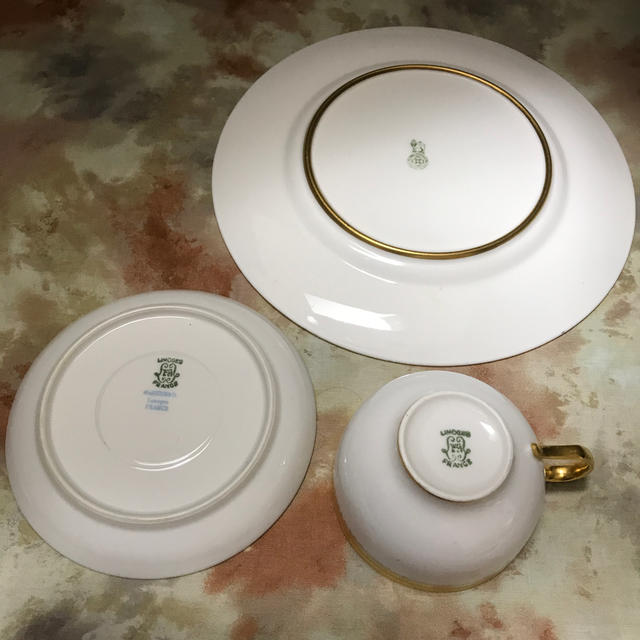 Royal Worcester(ロイヤルウースター)の☆御専用 ①W.ゲラン 金彩 C&S ② R.ドルトン パウダーブルー 手描き皿 インテリア/住まい/日用品のキッチン/食器(食器)の商品写真