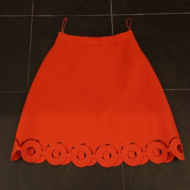 carven オレンジ スカート