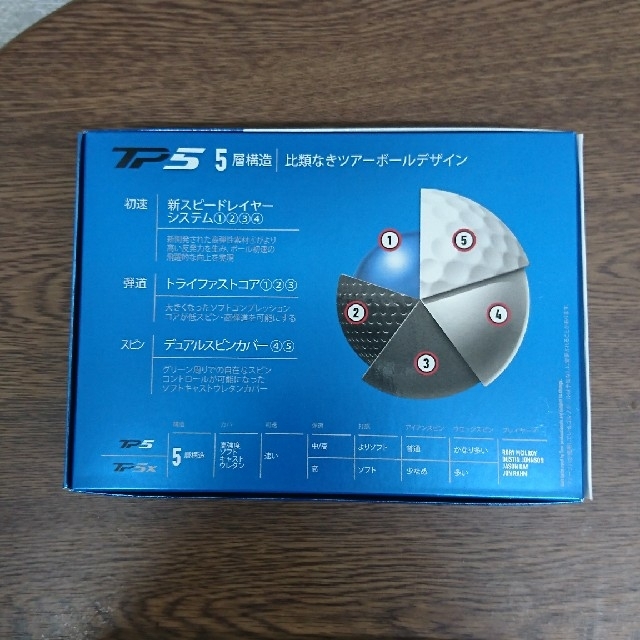 【新品】【日本モデル】テーラーメイド TP5  2ダース 2