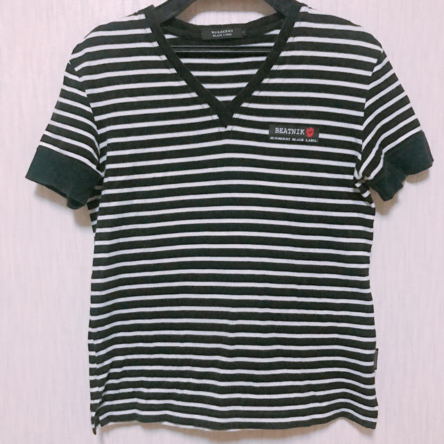 BURBERRY BLACK LABEL(バーバリーブラックレーベル)のBurberry VネックTシャツ レディースのトップス(Tシャツ(半袖/袖なし))の商品写真