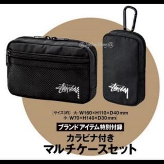 ステューシー(STUSSY)の新品未使用.*★STUSSY ステューシー マルチケースセット カラビナ付き(その他)