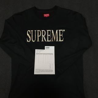 シュプリーム(Supreme)のsupreme gold logo tee(Tシャツ/カットソー(七分/長袖))