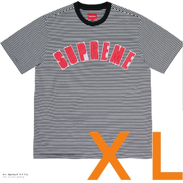 Supreme アーチロゴ アップリケ Tシャツ XLサイズ