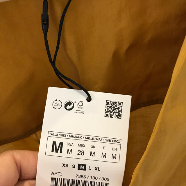 ZARA(ザラ)の新品！タグ付き！ZARA ワンピ(イエロー) レディースのワンピース(ロングワンピース/マキシワンピース)の商品写真