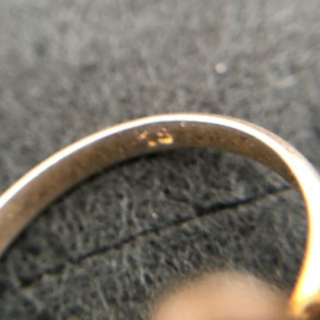 タイガーアイ 虎目石 レトロリング 千本透かし レディースのアクセサリー(リング(指輪))の商品写真