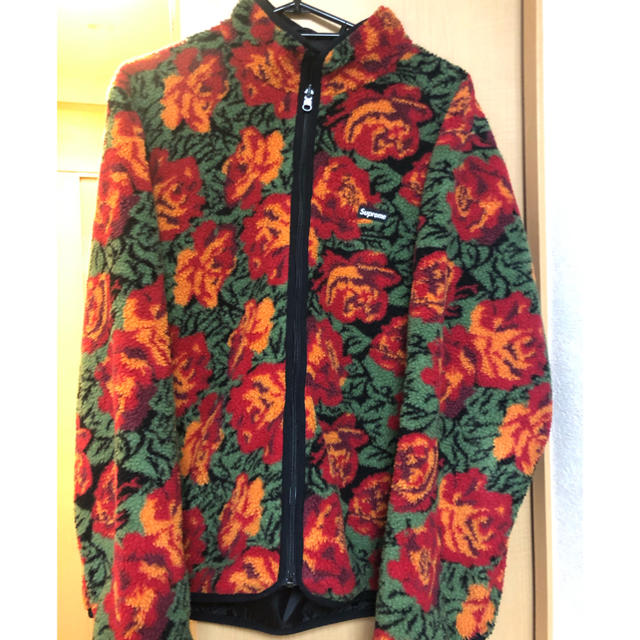 Supreme Roses Sherpa Fleece Jacket L