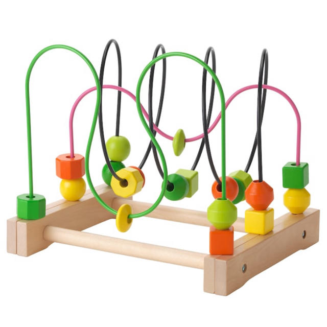 IKEA(イケア)のIKEA ビーズコースター　おもちゃ キッズ/ベビー/マタニティのおもちゃ(知育玩具)の商品写真