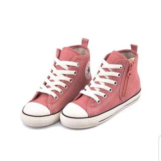 コンバース(CONVERSE)の【ほぼ新品】コンバース　チャイルドオールスター　コーデュロイ(スニーカー)