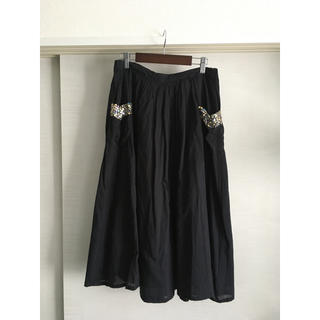ビュルデサボン(bulle de savon)のSaayaさま専用⭐︎ビュルデサボン　スパンコール吊りスカート(ひざ丈スカート)