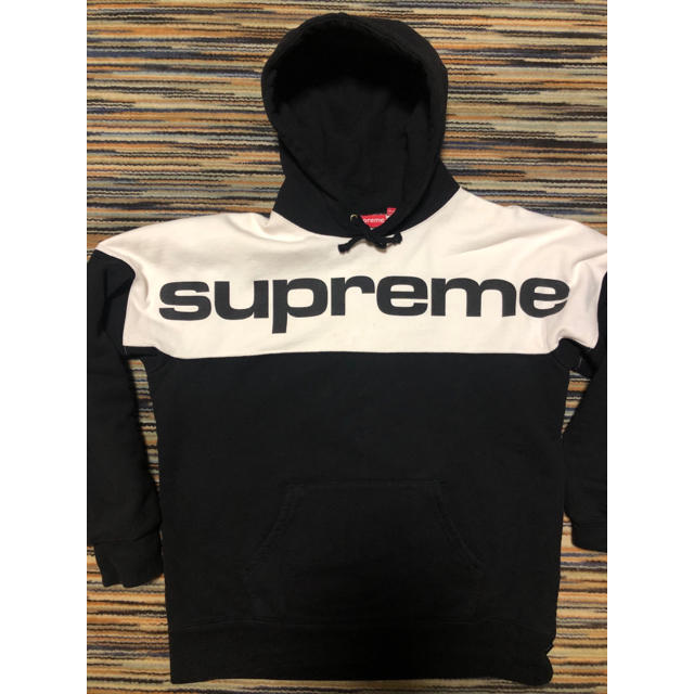 Supreme - Supreme Blocked Hooded Sweatshirt L NIKEの通販 by とみぃ ...