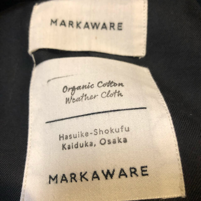 MARKAWEAR - markaware weather cloth wayfarer coatの通販 by のーとん's shop｜マーカウェアならラクマ 国産HOT