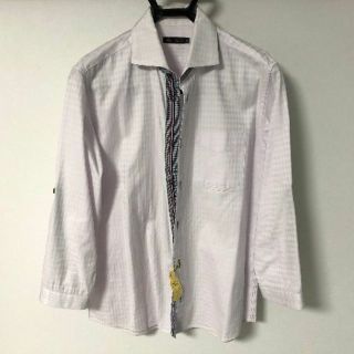 メンズメルローズ(MEN'S MELROSE)のMELROSE　シャツ（七分袖）(シャツ)