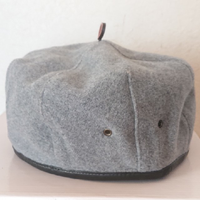 東洋エンタープライズ(トウヨウエンタープライズ)のcode/東洋ﾊｯﾄ ﾘｱﾙﾚｻﾞｰﾊﾟｲﾋﾟﾝｸﾞﾍﾞﾚｰ帽 ｸﾞﾚｰ系 新品 レディースの帽子(ハンチング/ベレー帽)の商品写真