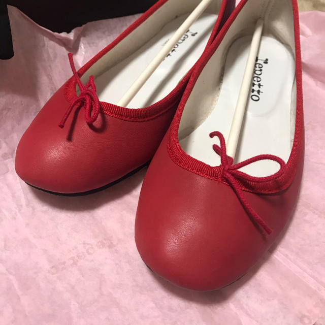 レペット 赤色バレエシューズ サイズ37 レペット 赤色バレエシューズ サイズ37